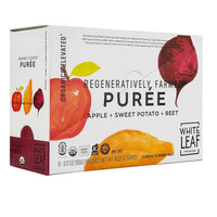 Organic Regeneratively Farmed® Apple + Sweet Potato + Beet Puree | White Leaf Provisions